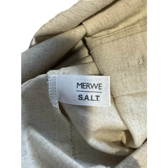 South African Designer Merwe S.A.L.T Belted Button Down skirt XS/S - Picture 4 of 9